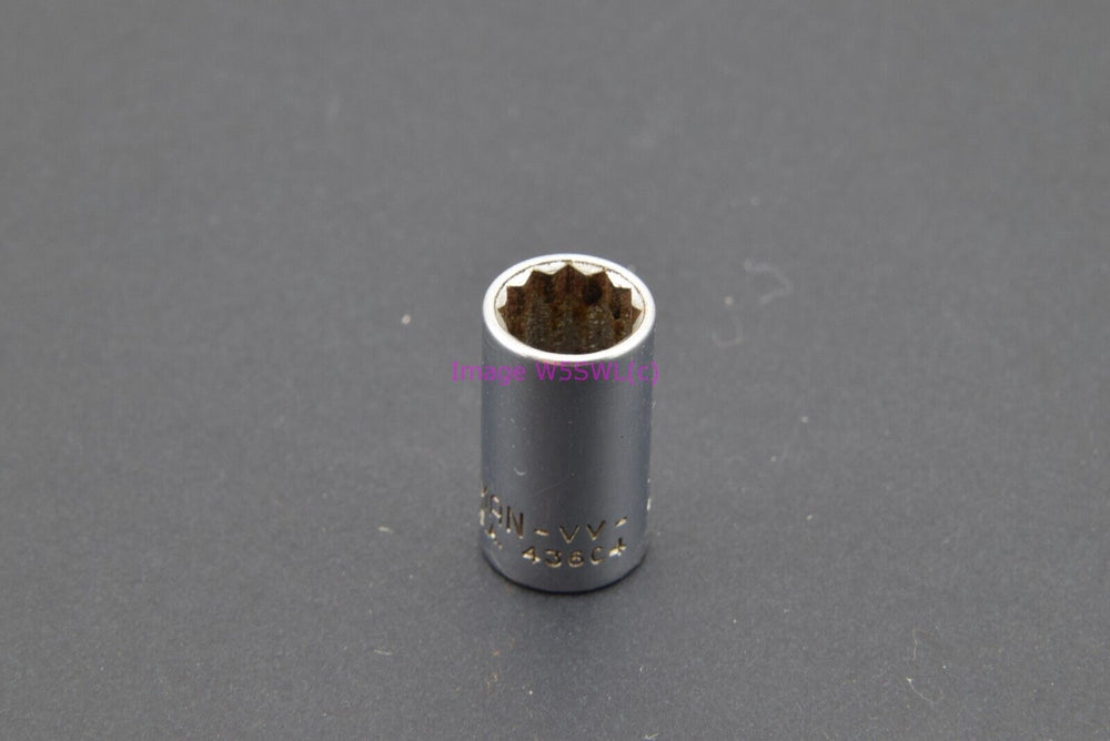 Craftsman 11/32 12pt 1/4"-Drive Shallow Vintage Socket V V (binT188) - Dave's Hobby Shop by W5SWL