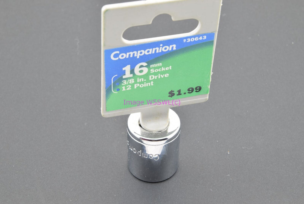 Sears Companion 16mm 12pt Shallow Metric 3/8 Drive Socket 30643 (binT556) - Dave's Hobby Shop by W5SWL