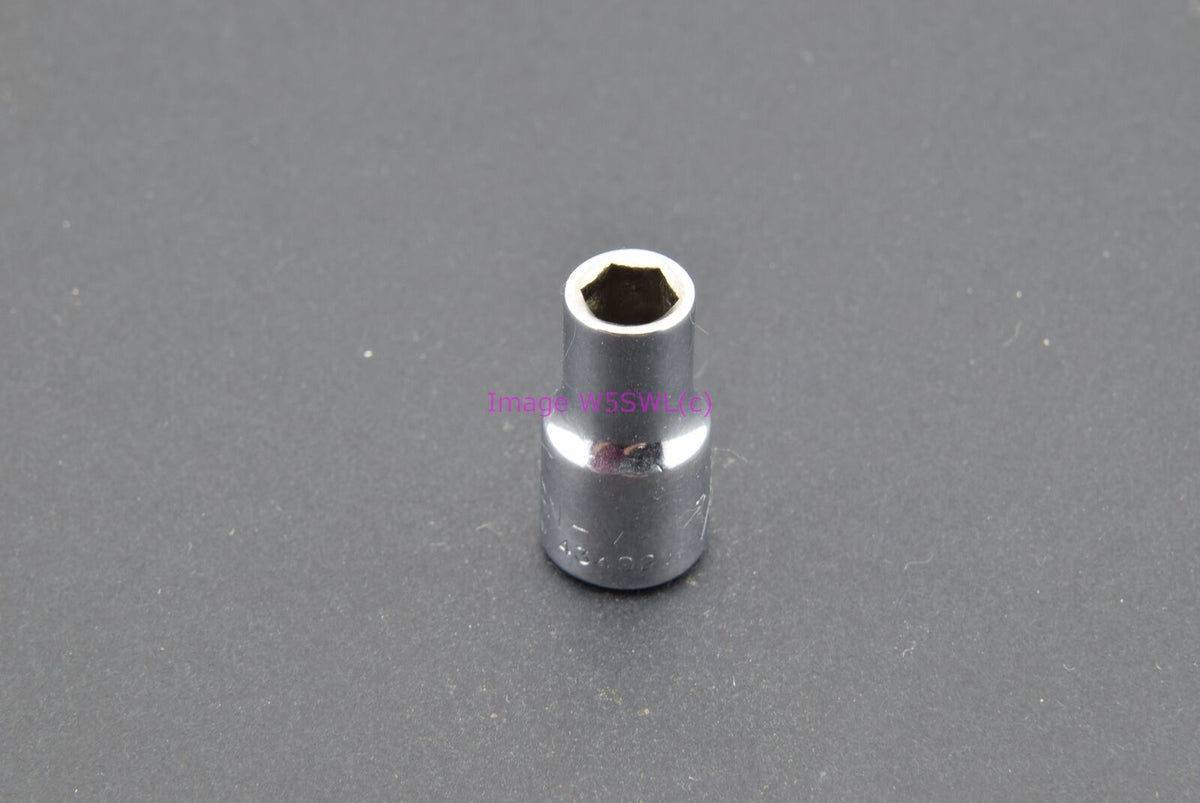 Craftsman 7/32 6pt Shallow SAE 1/4 Drive Vintage Socket -V- (binT855) - Dave's Hobby Shop by W5SWL