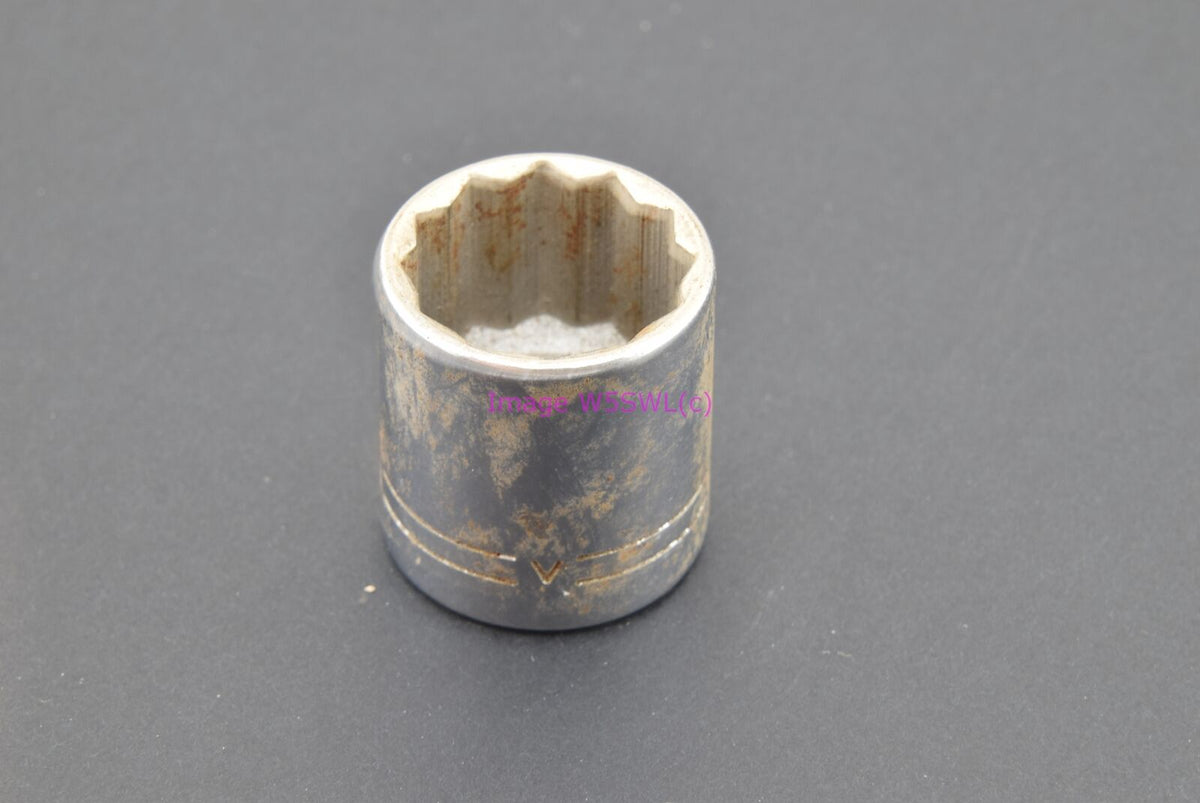 Craftsman 11/16 12pt Shallow SAE 3/8 Drive Vintage Socket =V= (binT473) - Dave's Hobby Shop by W5SWL