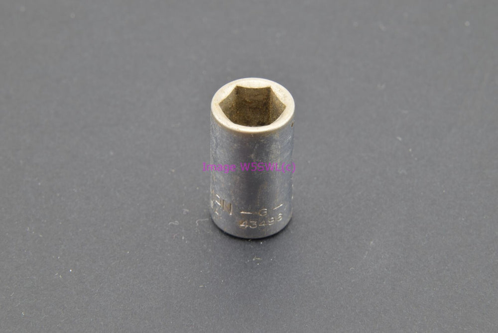 Craftsman 11/32 6pt Shallow 1/4 Drive Vintage Socket -G- (binT396) - Dave's Hobby Shop by W5SWL