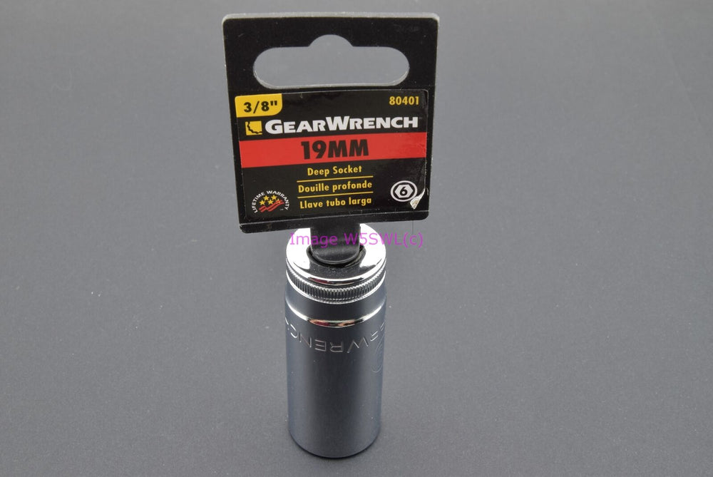 GearWrench 19mm 6pt Deep Metric 3/8 Drive Socket 80401 (binT589) - Dave's Hobby Shop by W5SWL