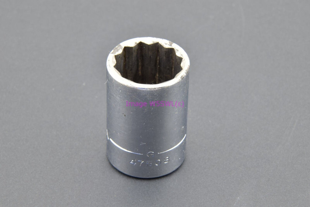 Craftsman 3/4 12pt 1/2"-Drive Shallow Vintage Socket G (binT228) - Dave's Hobby Shop by W5SWL