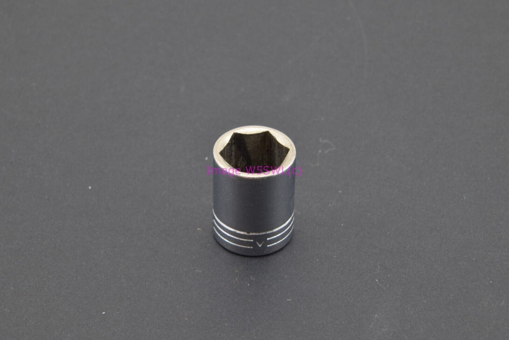 Craftsman 1/2 6pt 1/4"-Drive Shallow Vintage Socket V (binT193) - Dave's Hobby Shop by W5SWL