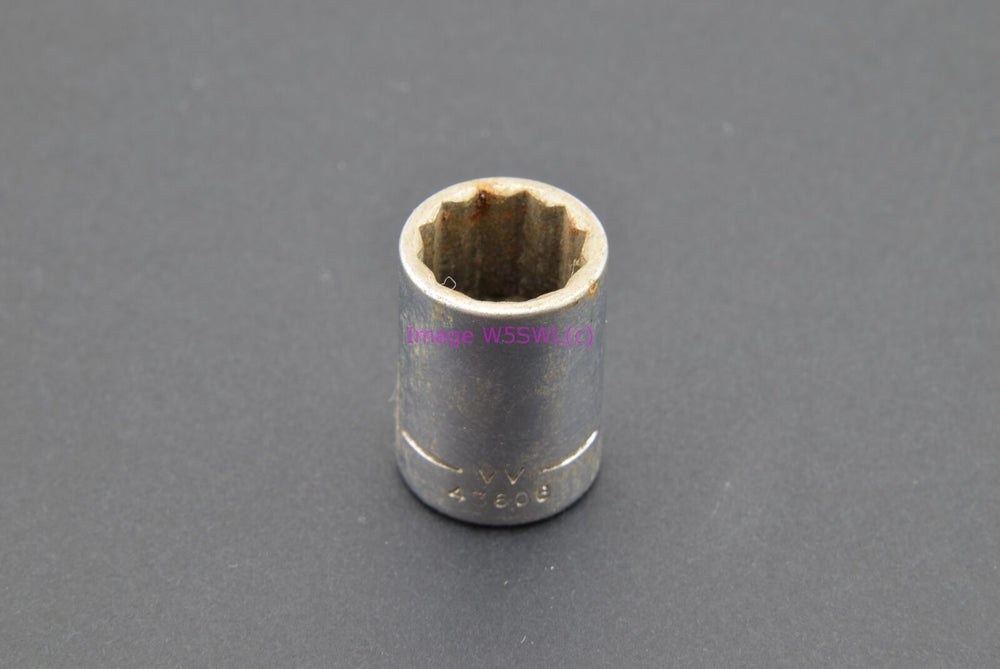 Craftsman 7/16 12pt Shallow 1/4 Drive Vintage Socket -V V- (binT412) - Dave's Hobby Shop by W5SWL