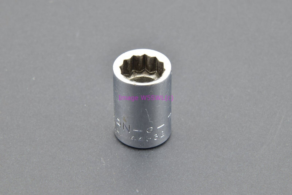 Craftsman 7/16 12pt 3/8"-Drive Shallow Vintage Socket G (binT249) - Dave's Hobby Shop by W5SWL