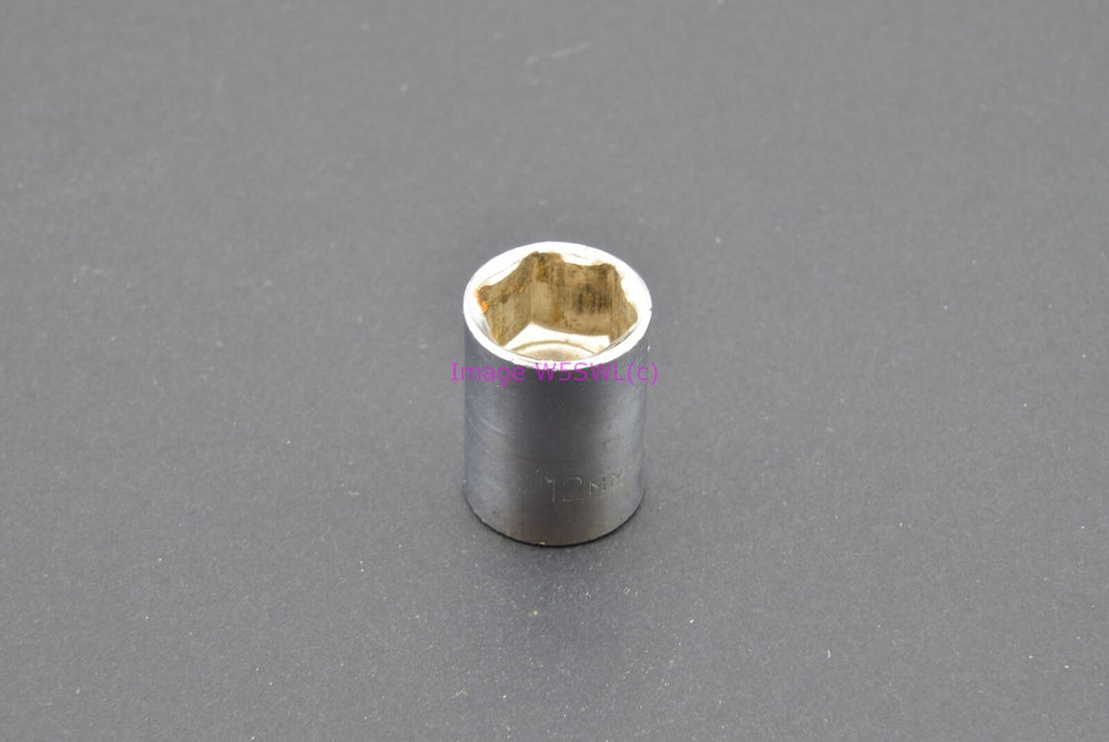 12mm 6pt Shallow Metric 1/4 Drive Socket (binT606) - Dave's Hobby Shop by W5SWL