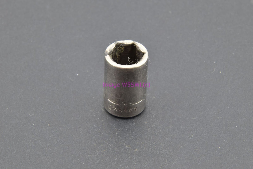 Craftsman 3/8 6pt Shallow SAE 1/4 Drive Vintage Socket -G- (binT833) - Dave's Hobby Shop by W5SWL