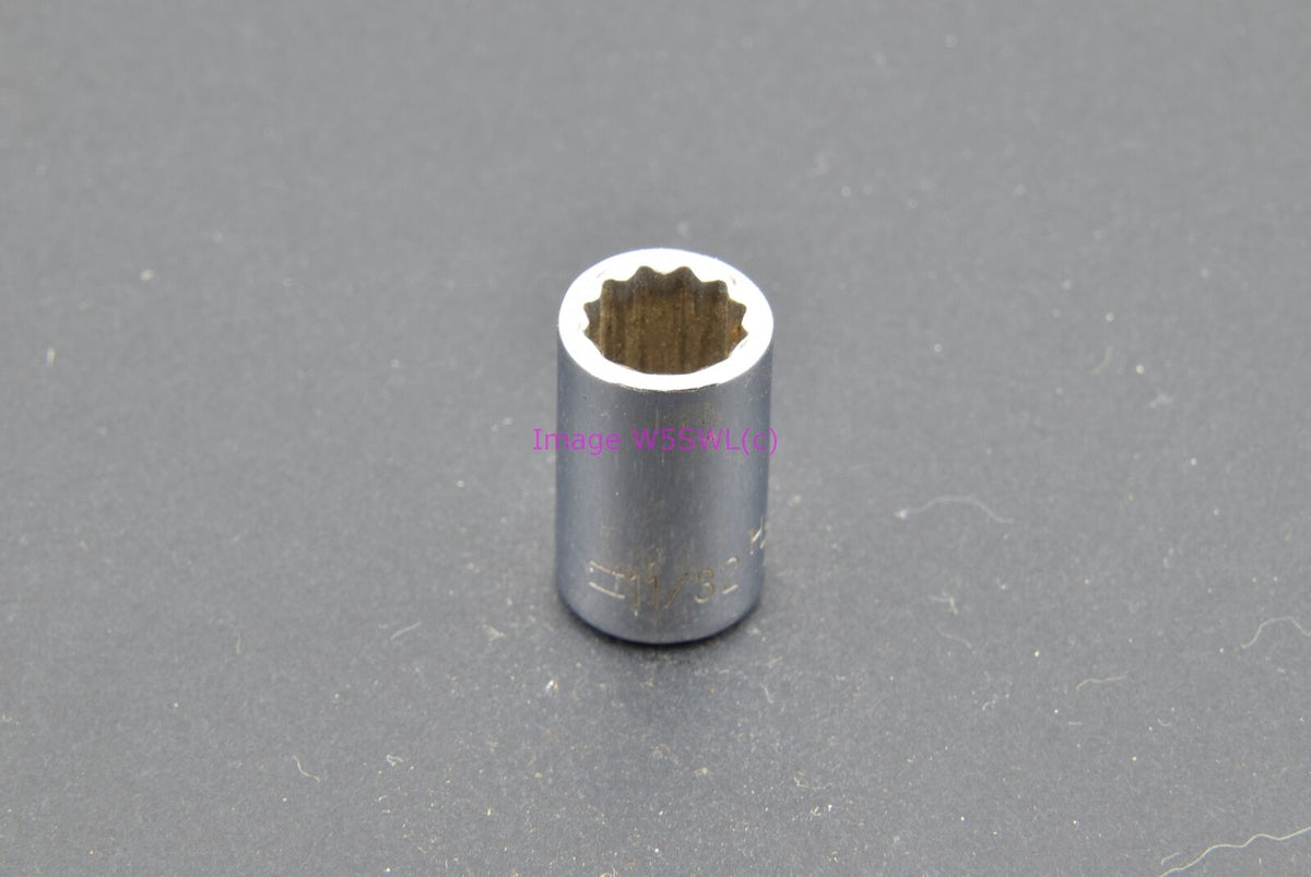 Husky 11/32 12PT SAE 1/4 Drive Shallow Socket (binT914) - Dave's Hobby Shop by W5SWL