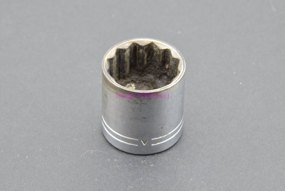 Craftsman 3/4 12pt Shallow SAE 3/8 Drive Vintage Socket =V= (binT742) - Dave's Hobby Shop by W5SWL