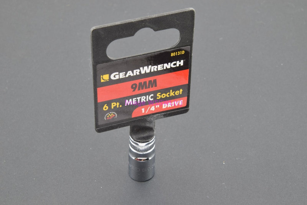GearWrench 9mm 6pt Shallow Metric 1/4 Drive Socket 801301D (binT562) - Dave's Hobby Shop by W5SWL