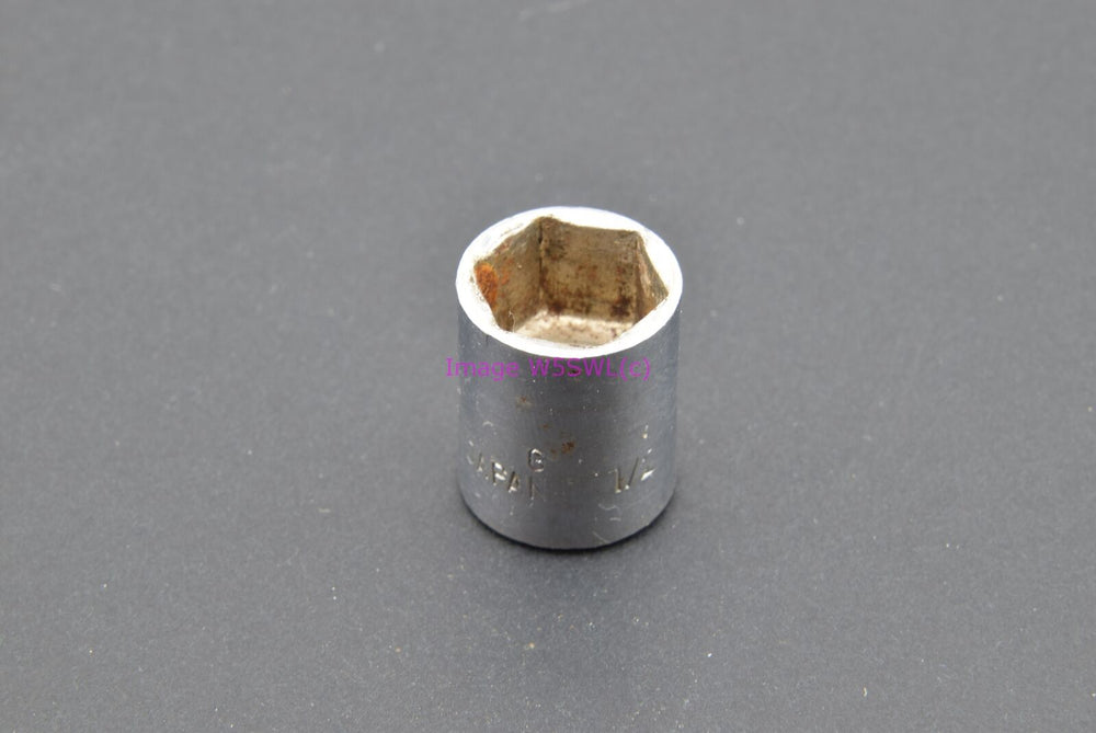 1/2" 6pt Shallow SAE 1/4 Drive Socket Japan (binT594) - Dave's Hobby Shop by W5SWL