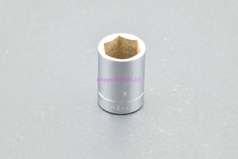 Craftsman 7/16 6pt Shallow SAE 1/4 Drive Vintage Socket -G- (binT988) - Dave's Hobby Shop by W5SWL
