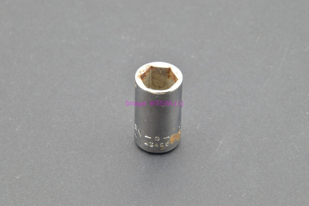 Craftsman 11/32 6pt Shallow 1/4" Drive Vintage Socket G (binT299) - Dave's Hobby Shop by W5SWL