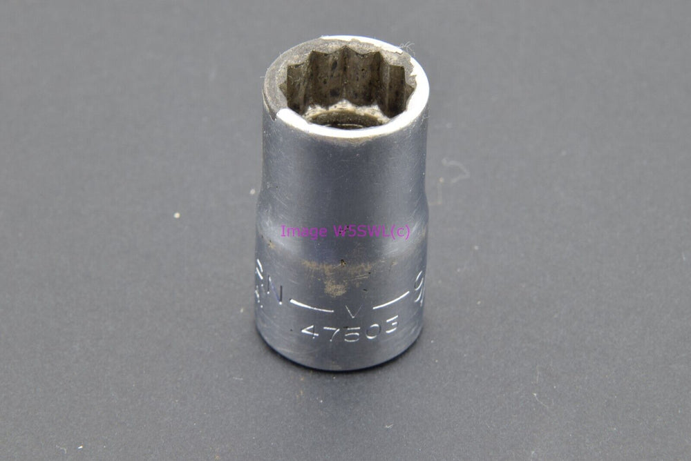 Craftsman 9/16 12pt 1/2"-Drive Shallow Vintage Socket V (binT212) - Dave's Hobby Shop by W5SWL