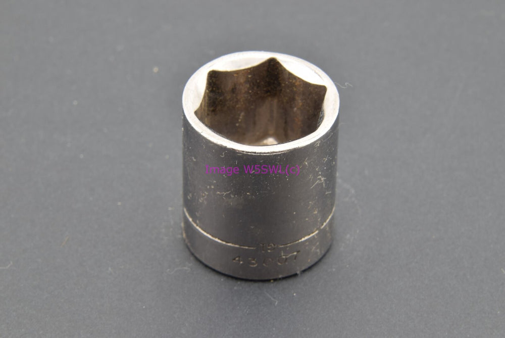 Craftsman 3/4 6pt Shallow SAE 3/8 Drive Vintage Socket Invert -G1- (binT457) - Dave's Hobby Shop by W5SWL