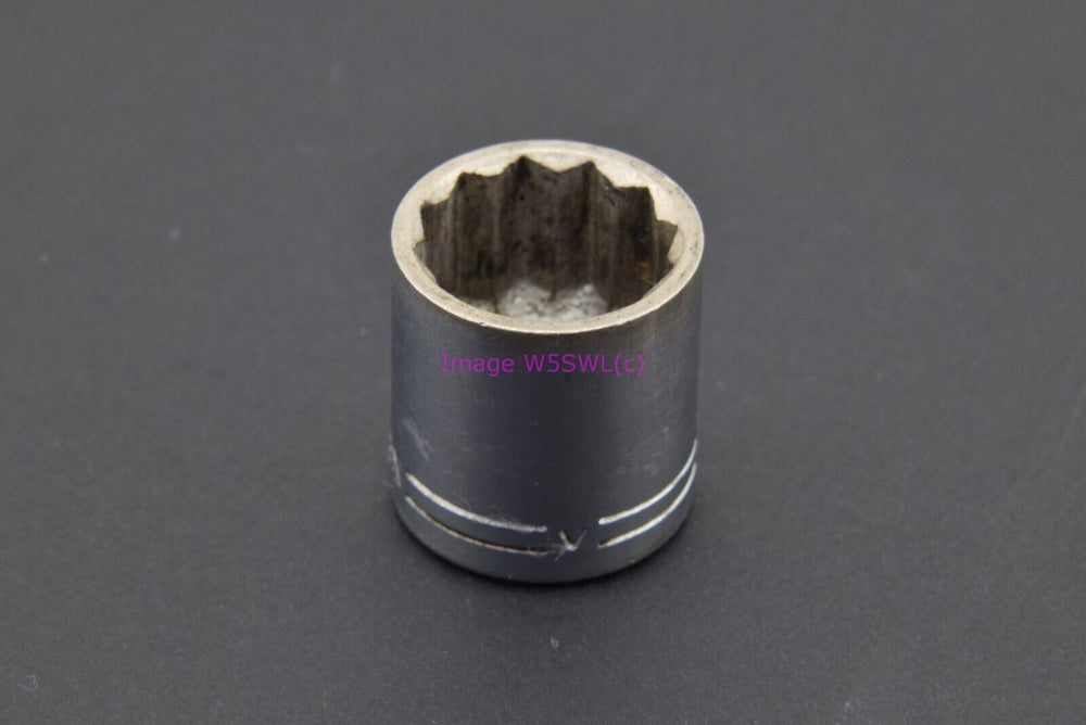 Craftsman 11/16 12pt 3/8"-Drive Shallow Vintage Socket V (binT244) - Dave's Hobby Shop by W5SWL