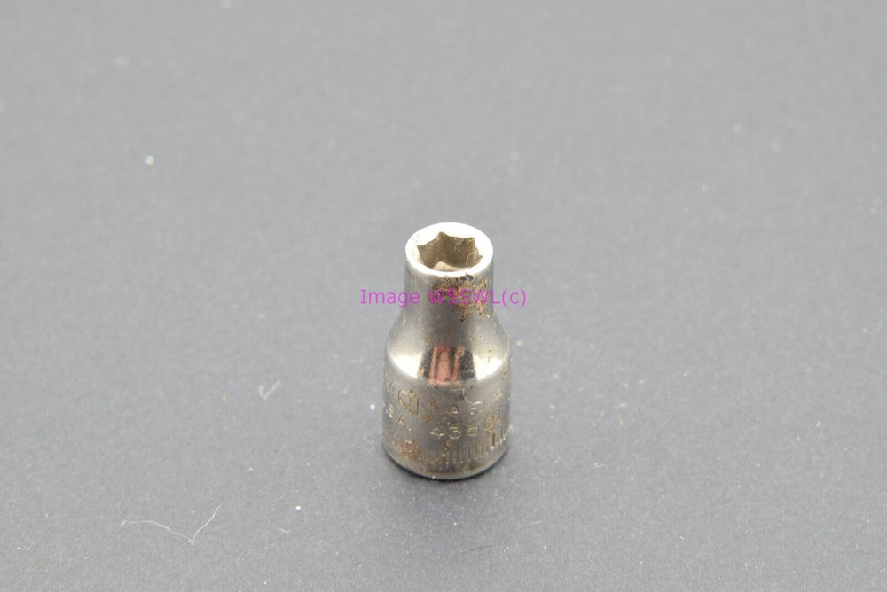 Vintage Craftsman Socket 1/4" Drive 6pt 5mm Metric Shallow INVERT G (binT73) - Dave's Hobby Shop by W5SWL