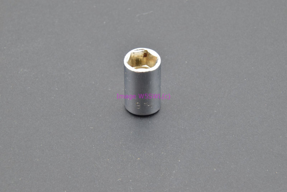 9mm 6pt Shallow Metric 1/4 Drive Socket (binT607) - Dave's Hobby Shop by W5SWL