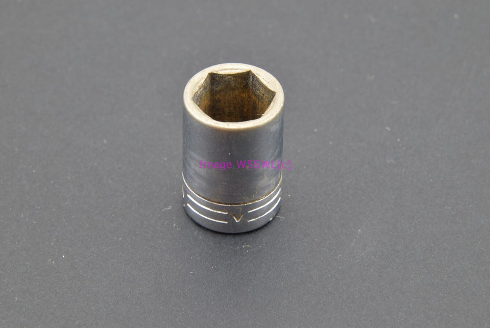 Craftsman 7/16 6pt Shallow 1/4 Drive Vintage Socket =V= (binT392) - Dave's Hobby Shop by W5SWL