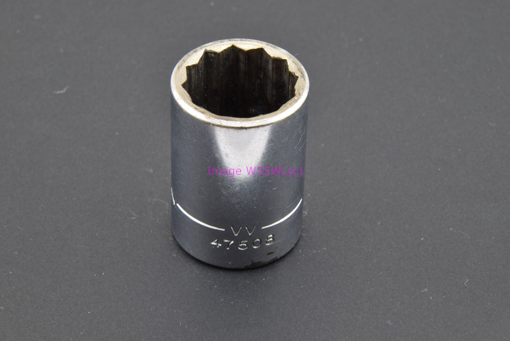 Craftsman 3/4 12pt Shallow SAE 1/2 Drive Vintage Socket -VV- (binT547) - Dave's Hobby Shop by W5SWL