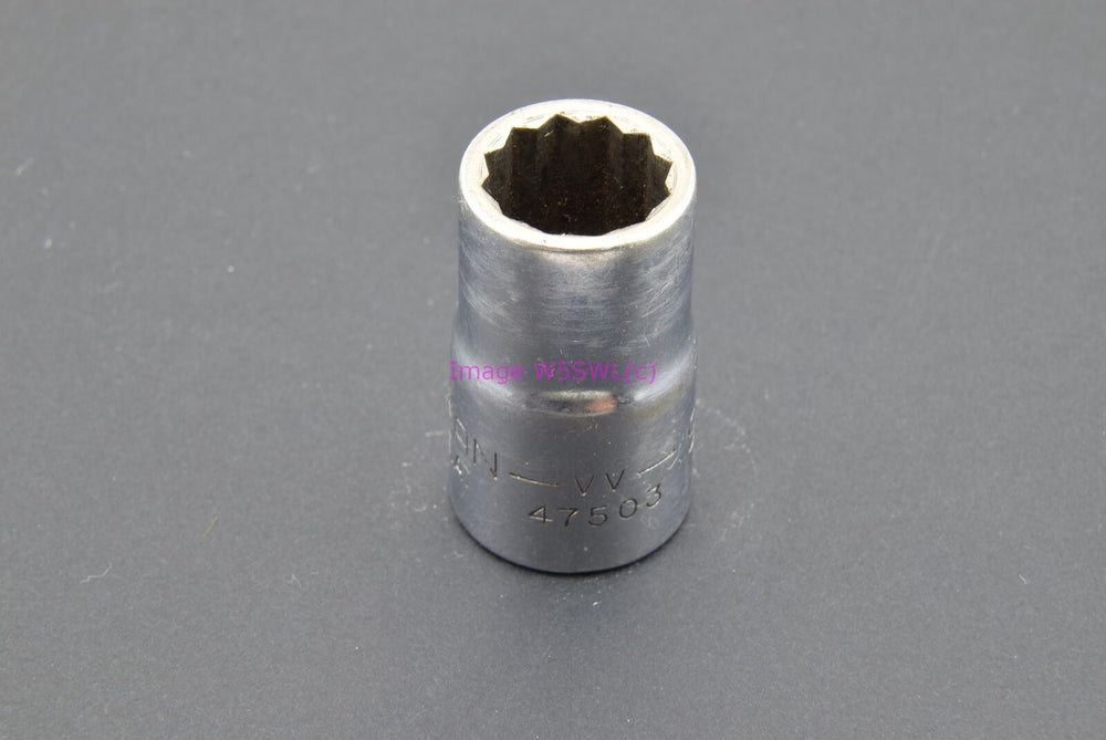 Craftsman 9/16 12pt Shallow SAE 1/2 Drive Vintage Socket -V V- (binT451) - Dave's Hobby Shop by W5SWL