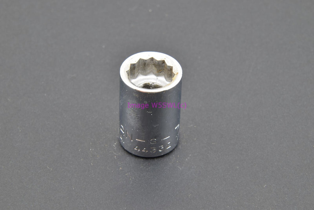 Craftsman 7/16 12pt Shallow SAE 3/8 Drive Vintage Socket -G- (binT517) - Dave's Hobby Shop by W5SWL