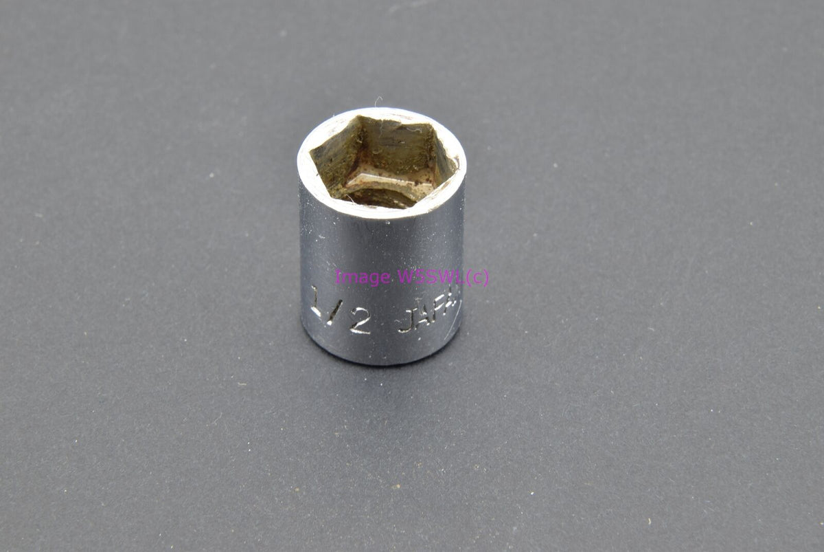 1/2" 6pt Shallow SAE 1/4 Drive Socket Japan (binT591) - Dave's Hobby Shop by W5SWL