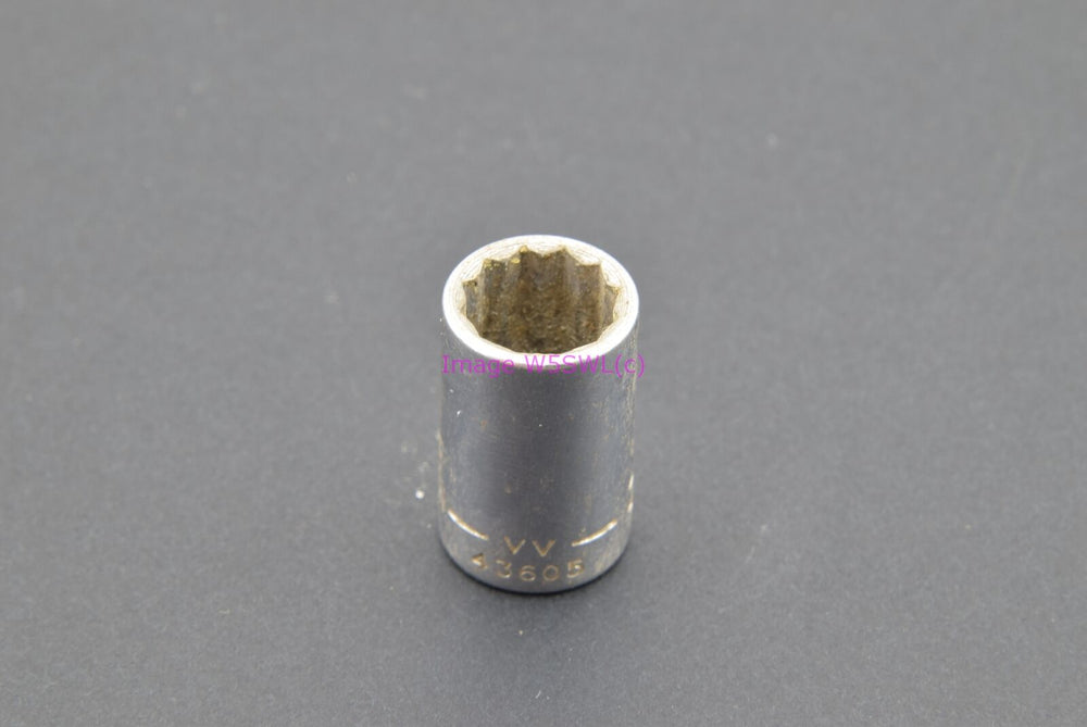 Craftsman 3/8 12pt Shallow 1/4 Drive Vintage Socket -V V- (binT421) - Dave's Hobby Shop by W5SWL