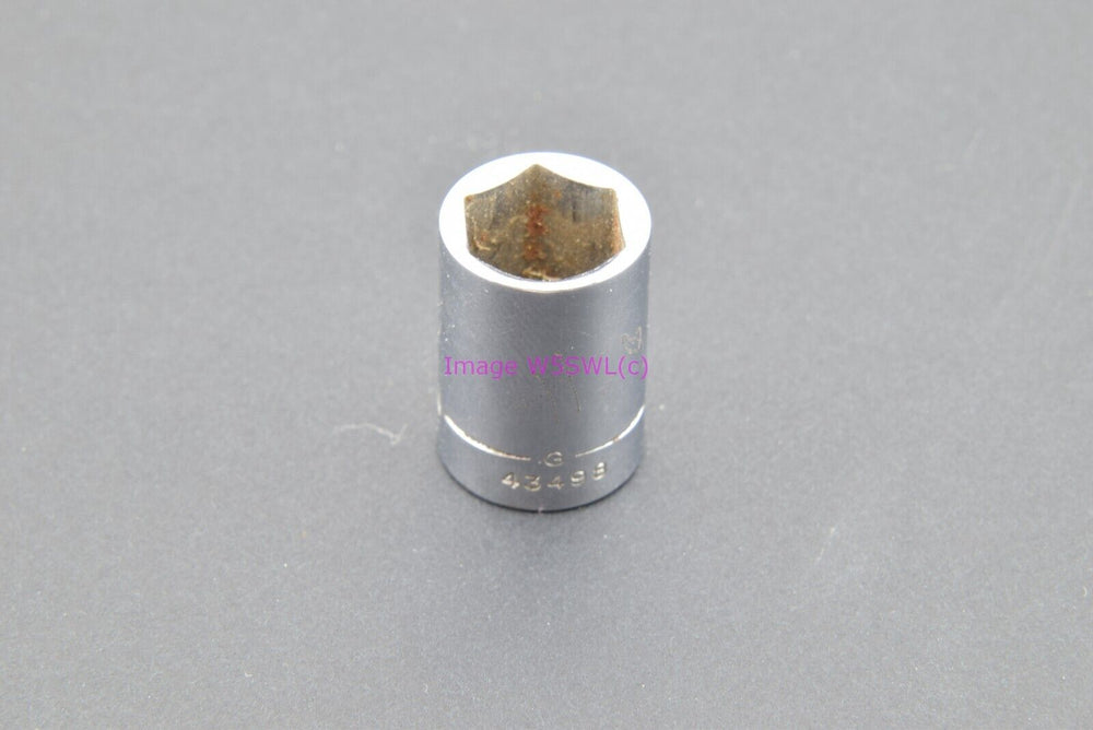 Craftsman 7/16 6pt Shallow 1/4" Drive Vintage Socket G (binT272) - Dave's Hobby Shop by W5SWL