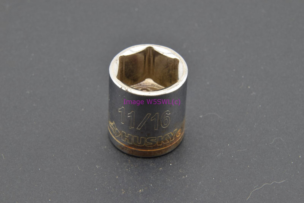 HUSKY 11/16 6PT SAE 3/8 Drive Shallow Socket (binT893) - Dave's Hobby Shop by W5SWL
