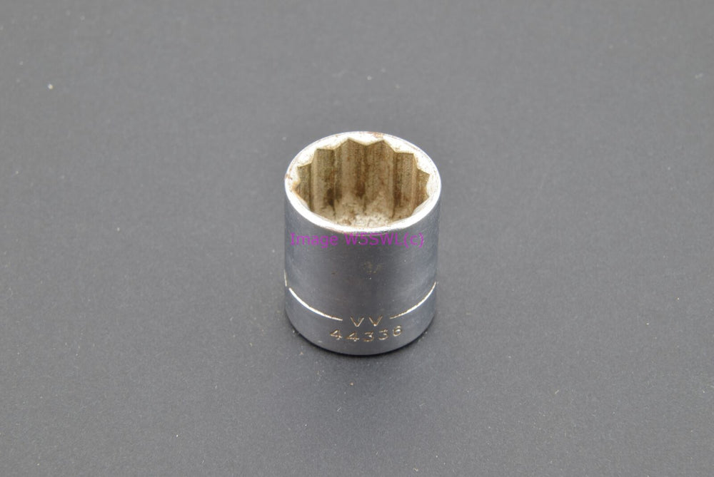 Craftsman 11/16 12pt Shallow SAE 3/8 Drive Vintage Socket -V V- (binT489) - Dave's Hobby Shop by W5SWL
