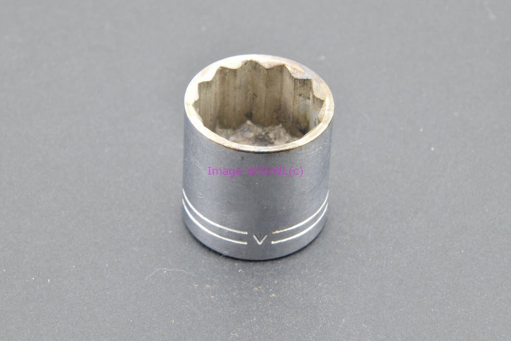 Craftsman 3/4 12pt Shallow SAE 3/8 Drive Vintage Socket =V= (binT738) - Dave's Hobby Shop by W5SWL