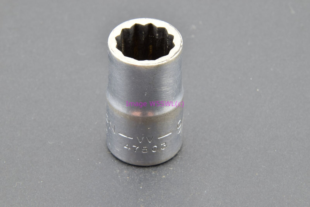 Craftsman 9/16 12pt Shallow SAE 1/2 Drive Vintage Socket -V V- (binT787) - Dave's Hobby Shop by W5SWL