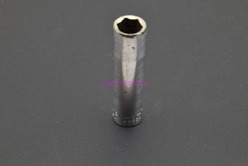 Craftsman 7/16 6pt Deep 3/8" Drive Vintage Socket V (binT306) - Dave's Hobby Shop by W5SWL