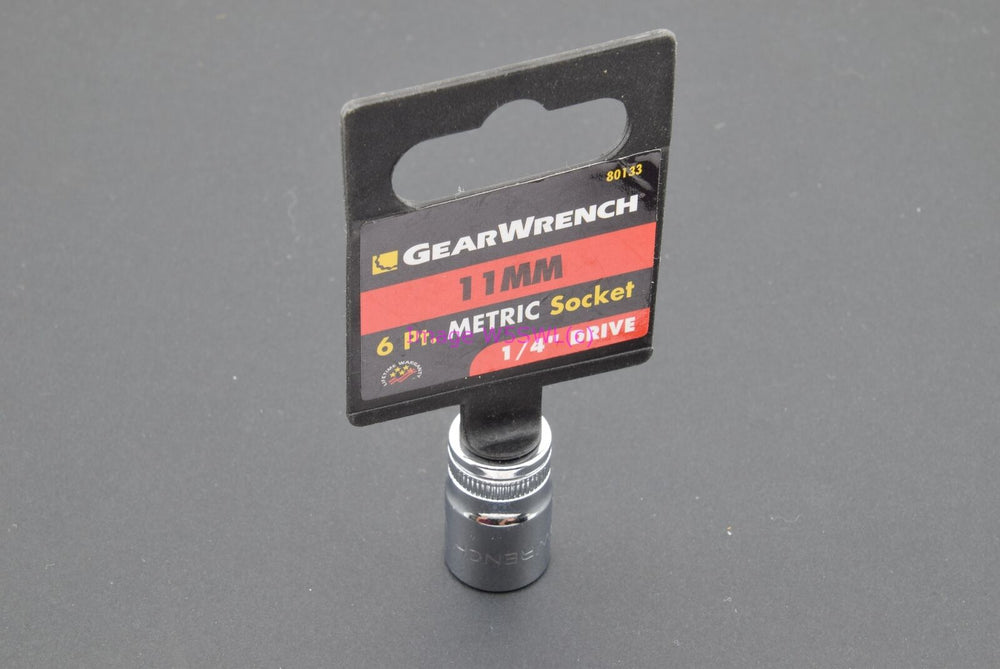 GearWrench 11mm 6pt Shallow Metric 1/4 Drive Socket 80133 (binT563) - Dave's Hobby Shop by W5SWL