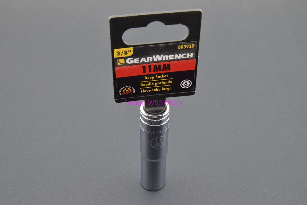 GearWrench 11mm 6pt Deep Metric 3/8 Drive Socket 80393D (binT587) - Dave's Hobby Shop by W5SWL