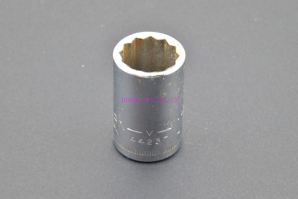 Vintage Craftsman Socket 1/2" Drive 12pt 17mm Metric Shallow V (binT58) - Dave's Hobby Shop by W5SWL