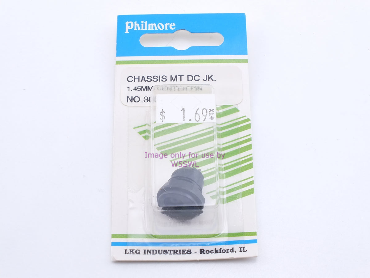 Philmore 365 Chassis Mount DC Jack 1.45MM Center Pin (bin31) - Dave's Hobby Shop by W5SWL