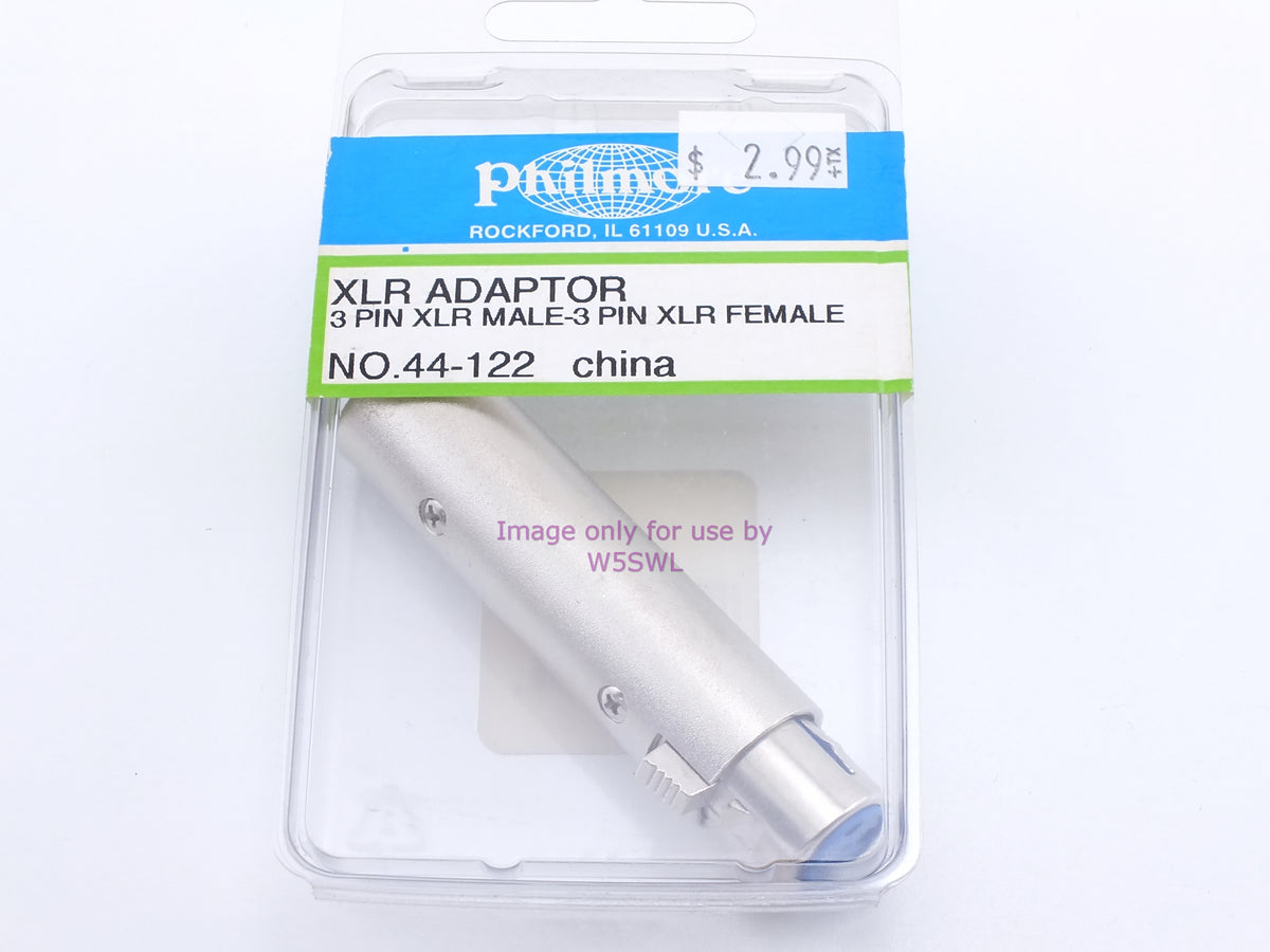 Philmore 44-122 XLR Adapter 3 Pin XLR Male to 3 Pin XLR Female (bin2) - Dave's Hobby Shop by W5SWL