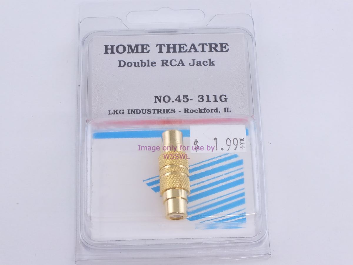 Philmore 45-311G Home Theatre Double RCA Jack (bin61) - Dave's Hobby Shop by W5SWL