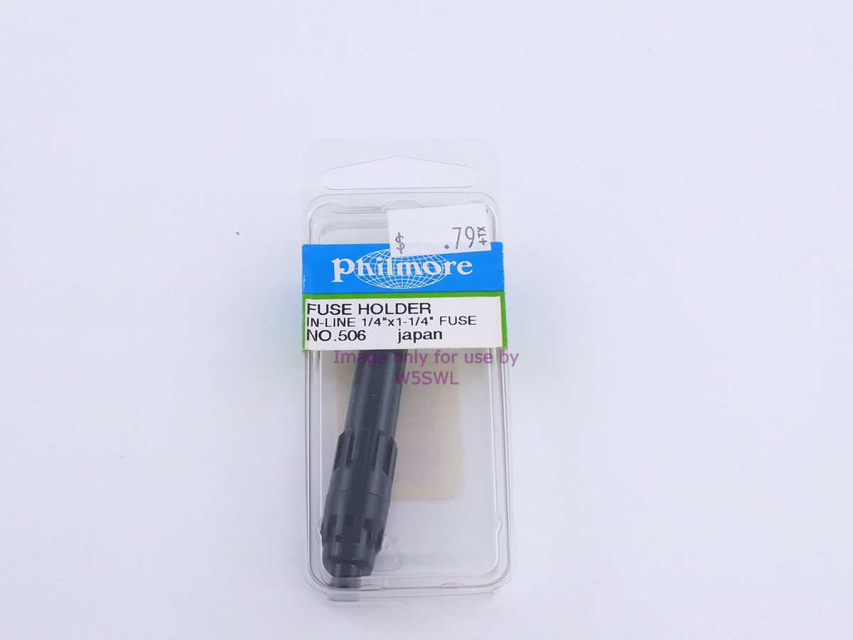Philmore 506 Fuse Holder In-Line 1/4"x1-1/4" Fuse (bin89) - Dave's Hobby Shop by W5SWL