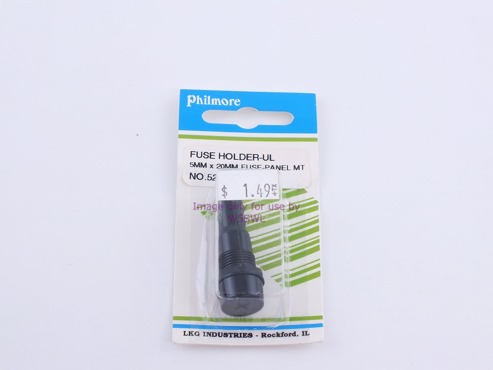 Philmore 525 Fuse Holder-UL 5MMx20MM Fuse-Panel Mount (bin89) - Dave's Hobby Shop by W5SWL