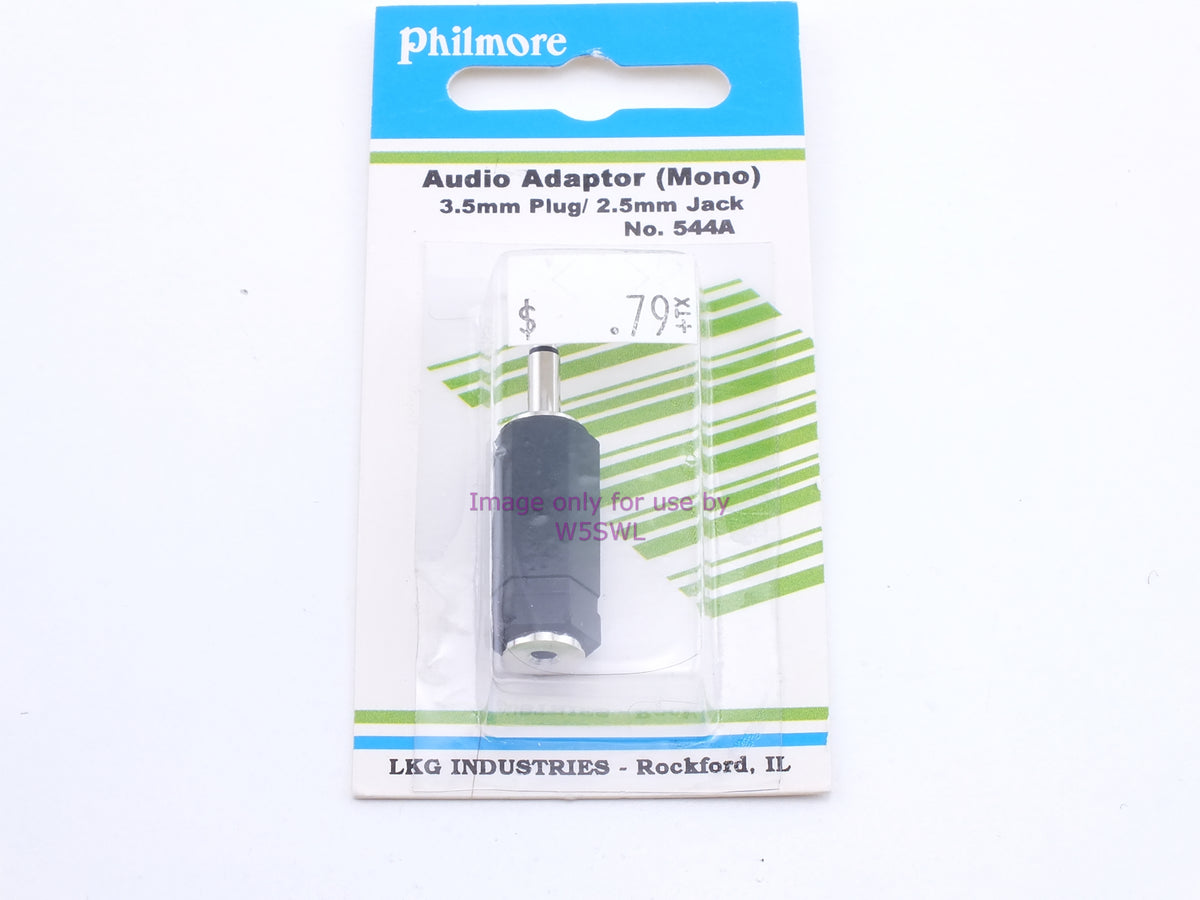 Philmore 544A Audio Adaptor (Mono) 3.5mm Plug/ 2.5mm Jack (bin35) - Dave's Hobby Shop by W5SWL