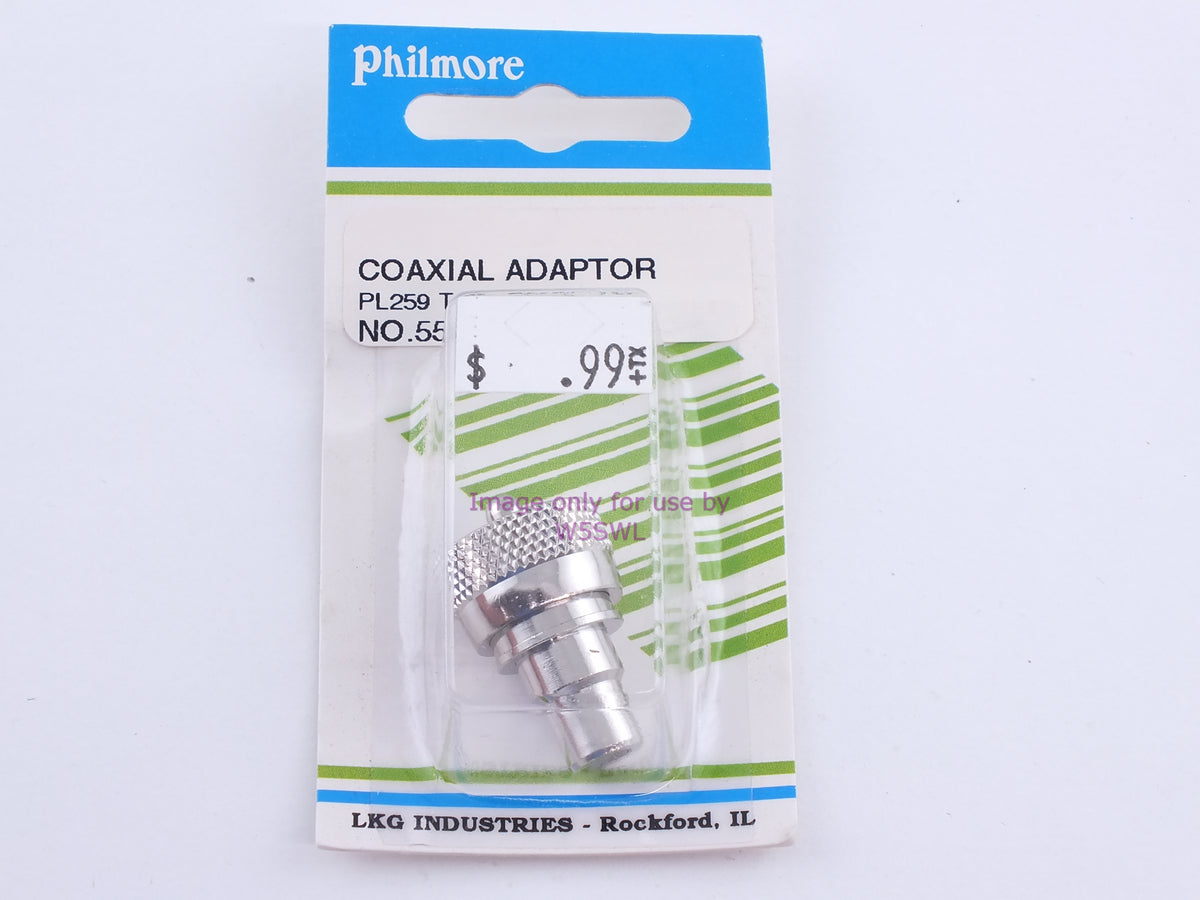 Philmore 557A Coaxial Adaptor PL259 To RCA Jack (bin105) - Dave's Hobby Shop by W5SWL