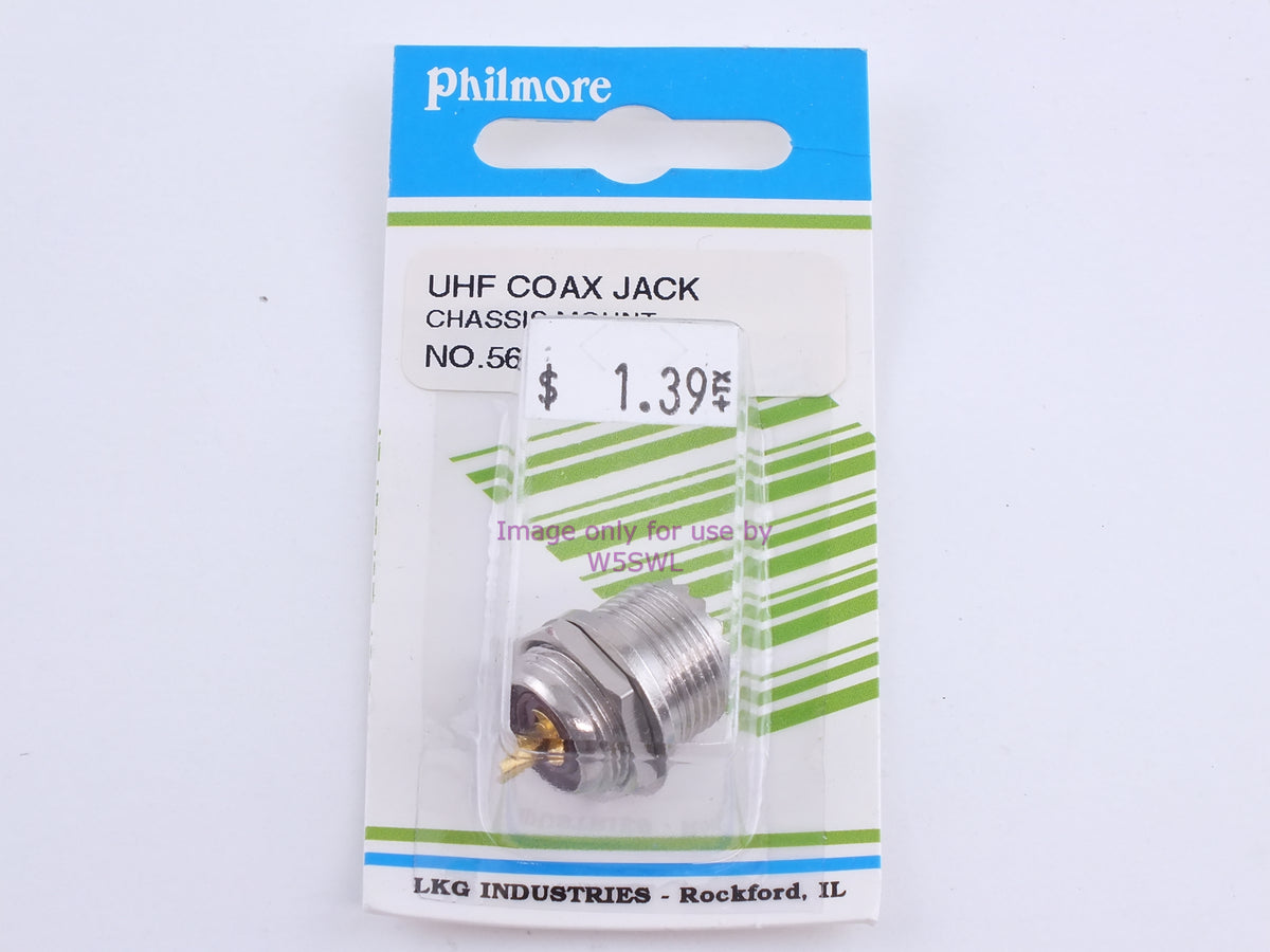 Philmore 563A UHF Coax jack Chassis Mount (Bin85) - Dave's Hobby Shop by W5SWL