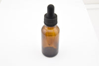 Load image into Gallery viewer, Amber Glass Bottle with ml Graduated Dropper 4&quot; Tall 1-Ounce - Dave&#39;s Hobby Shop by W5SWL
