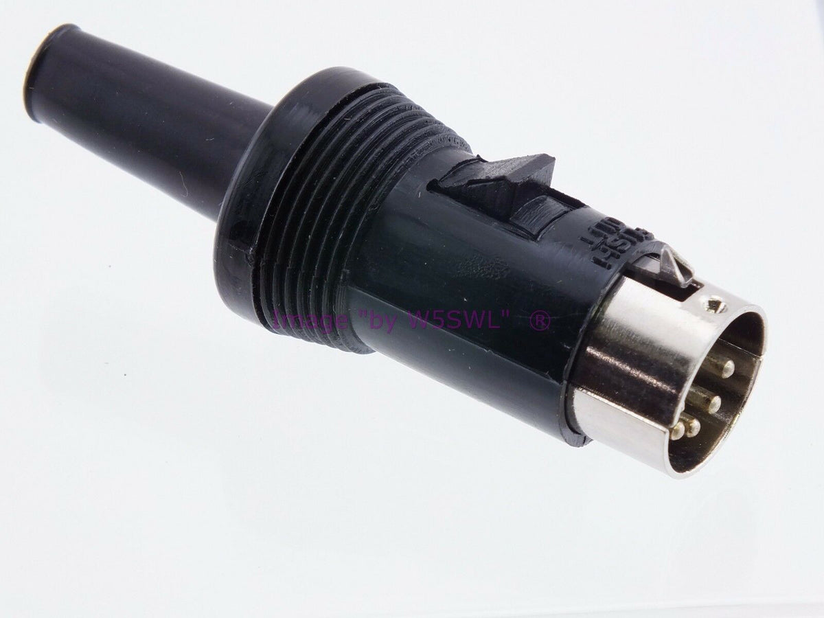 5 Pin Microphone Connector Plug 180 Degree Standard Locking Din - Dave's Hobby Shop by W5SWL