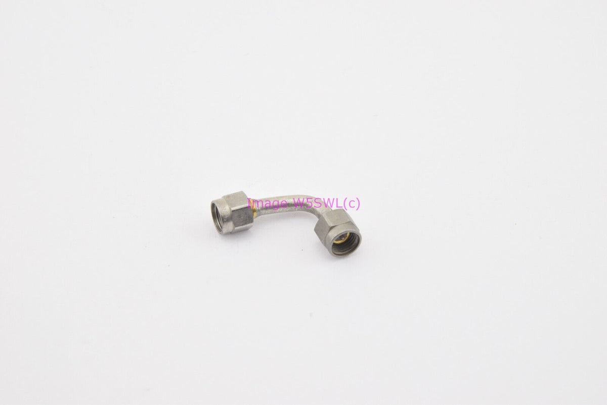 SMA Male to SMA Male Swept Radius Right Angle 90 Deg Elbow - You Get 1 (bin9586) - Dave's Hobby Shop by W5SWL