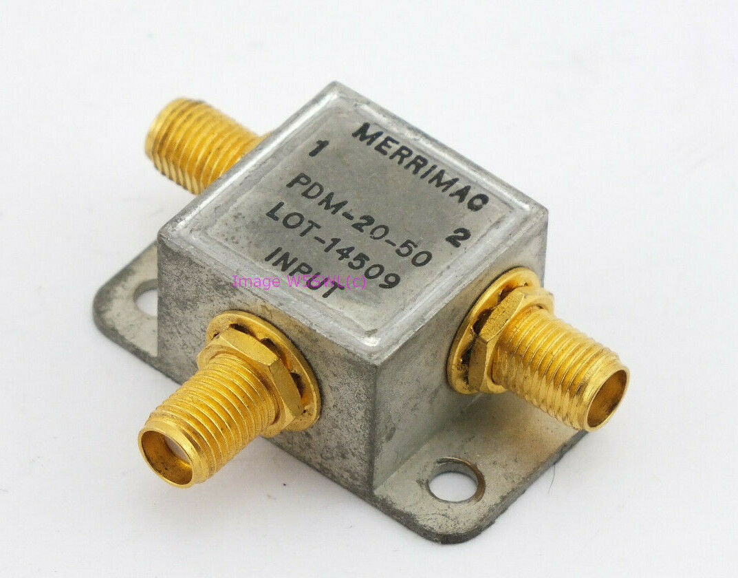 Merrimac PDM-20-50 1-100 Mhz Power Divider Combiner SMA - Dave's Hobby Shop by W5SWL